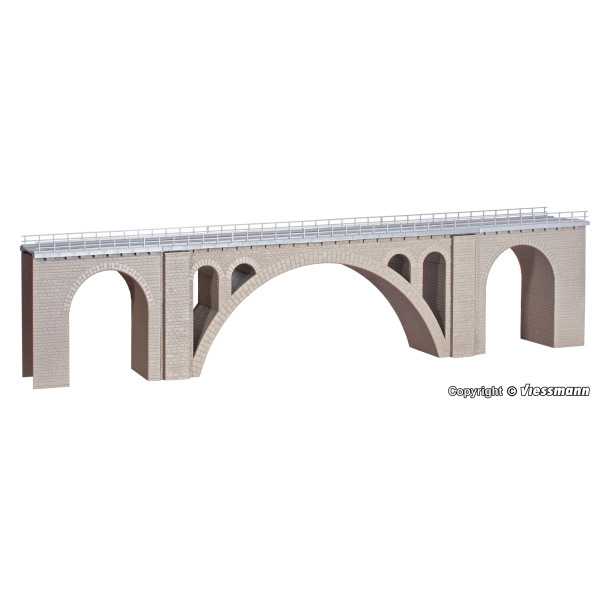 39720 Kit Ponte de pedra Hölltobel-viaduto, via única, reta Esc H0