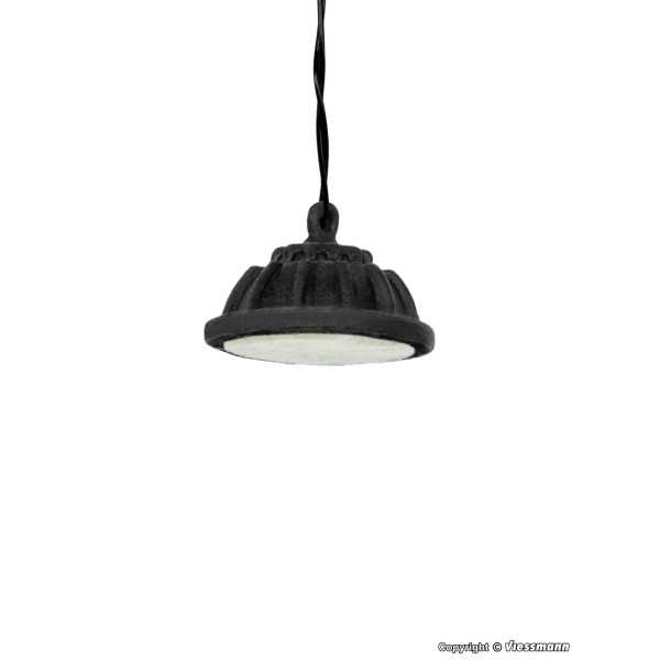6088 Luminária industrial suspensa moderna, LED branco Esc H0