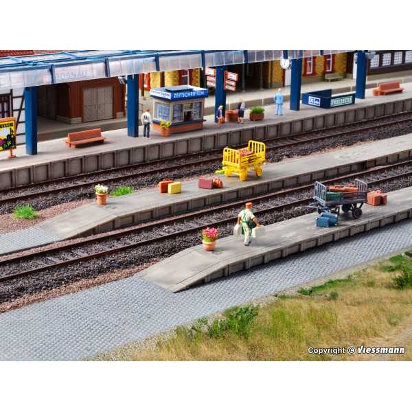 43558 Kit Plataforma de serviço de bagagem, seis partes Esc H0