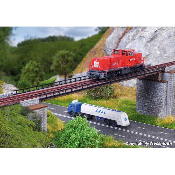 47825 Kit Ponte ferroviária reta, 2 peças Esc N
