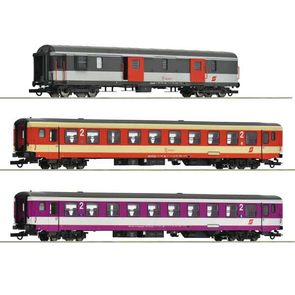 6200127 Conjunto de 3 peças: Expresso "D 704", ÖBB Esc H0