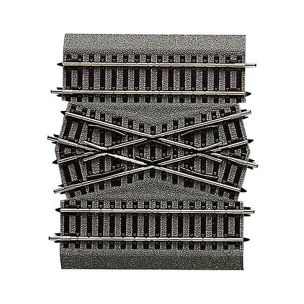 42598 Peça central para cruzamento duplo DGV15 balastro de borracha Esc H0