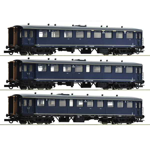 6200054 Conjunto de 3 carruagens “Blokkendoos”, NS Esc H0