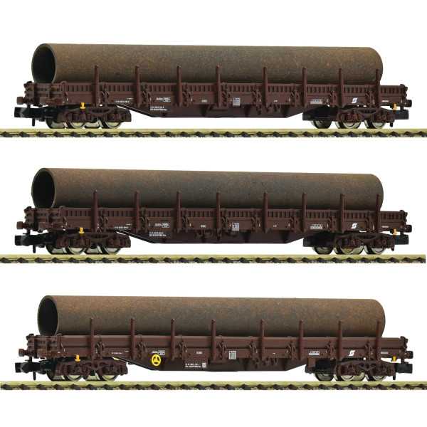 6660142 Conjunto de 3 peças: Vagões de 4 eixos, ÖBB Esc N
