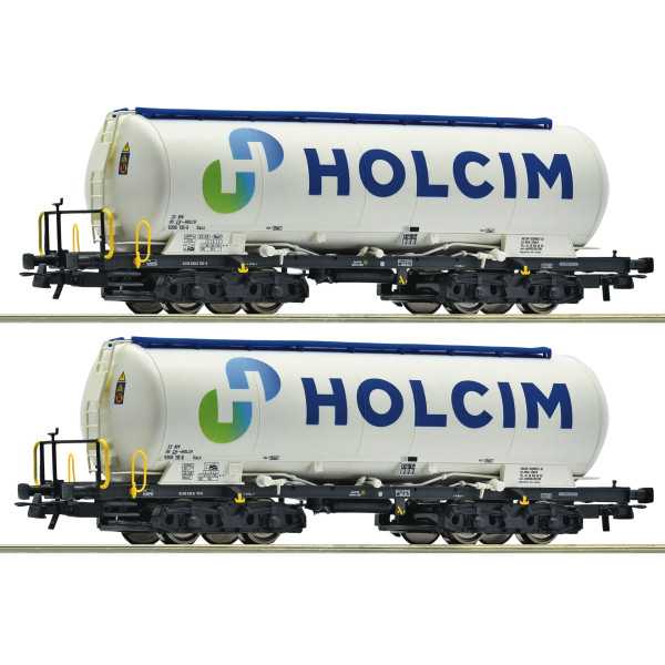 6600233 Conjunto de 2 peças: Vagões-silo, Holcim Esc H0