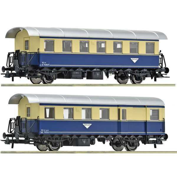 6200081 Conjunto de 2 carruagens da OBB Esc H0